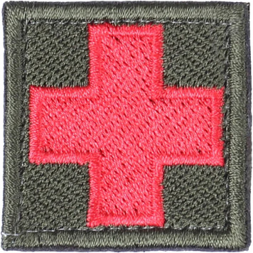 Medical Cross Arm Patch with Velcro