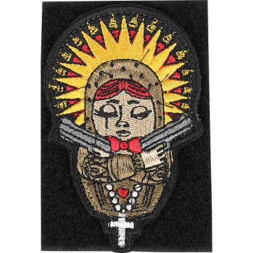 Embroidered Latin Matryoshka Arm Patch with Velcro