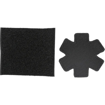 Paramedic White Silk Embroidered Patch with Velcro-1