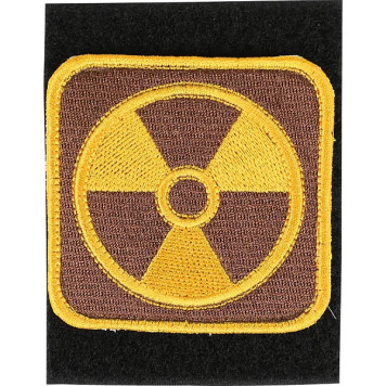 Radiation Patch with Velcro - Silk Embroidery