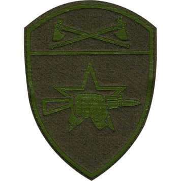 Special Forces Rosgvardia Arm Patch with Velcro - Olive Field Camo
