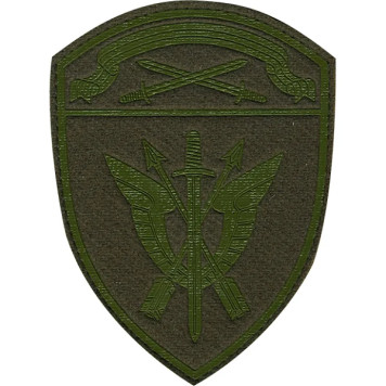 Rosgvardia SZO SOBR Arm Patch with Velcro - Olive Field Plastic