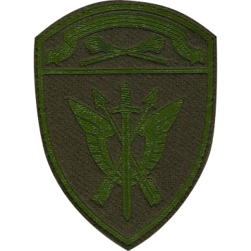 Velcro Patch for Rosgvardia COHKO SOBR Field Olive Plastic Arm Badge