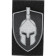 Spartan Shield Embroidered Patch with Velcro