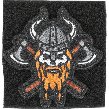 Viking Axe Embroidered Patch with Velcro