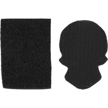 Velcro Arm Patch with Evil Skull Tricolor Silk Embroidery-1