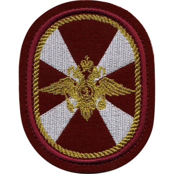 Internal Troops Oval Patch with Lurex Embroidery