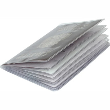 Transparent Passport Cover with File Holders-1