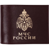 MChS Russia Leather Cover with Pocket