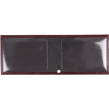 Leather Service ID Cover with Pocket-2