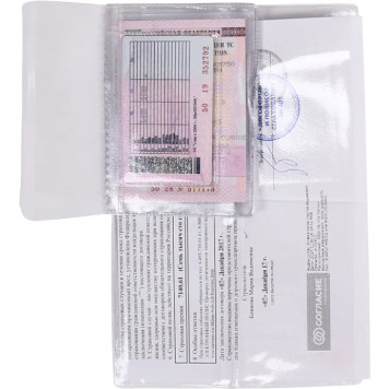 Transparent Car Document Cover-1