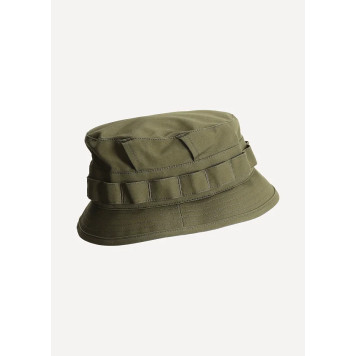 Pretoria Tactical Panama Hat - Durable Canvas, Tobacco Brown-2