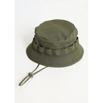 Pretoria Tactical Panama Hat - Durable Canvas, Tobacco Brown-4