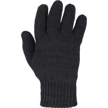 Black Knitted Military Gloves-2