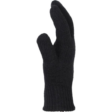 Black Knitted Military Gloves-3