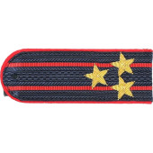 Colonel Police MVD Embroidered Gold Shoulder Boards