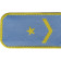 Blue RZD Shoulder Boards with RZD Letters