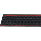 Black Officer Shoulder Boards with Red Trim