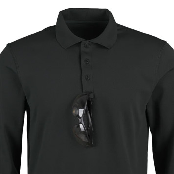 Tactical Polo Shirt Argon Long Sleeve Black-4