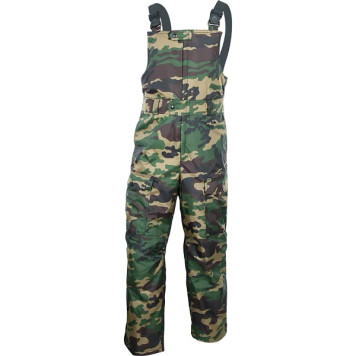 Insulated Tactical Half-Overalls Oxford Forest