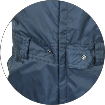 Insulated Tactical Half-Overalls by Splav in Blue Oxford-3