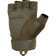 Gants tactiques demi-mains olive Rage Splav