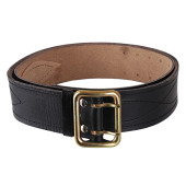Black Leather Military Belt Black Leather Military Belt