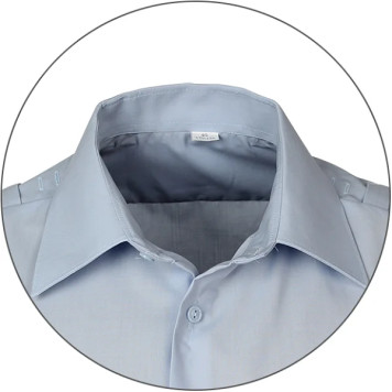 Formal Uniform Shirt-M , Long Sleeve, Light Blue-3