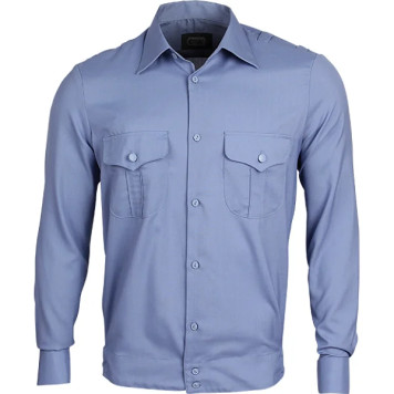 Uniform Shirt Spall with Long Sleeves in Blue