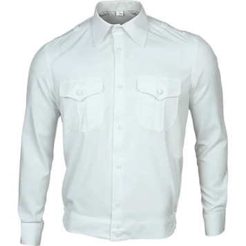 Uniform Shirt Spall with Long Sleeves in Blue-1