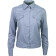 Women`s Formal Blue Uniform Shirt with Long Sleeves