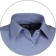 Women`s Blue Formal Shirt with Short Sleeves