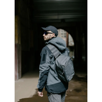 Tactical Single-Strap Backpack "Division" Grey-1
