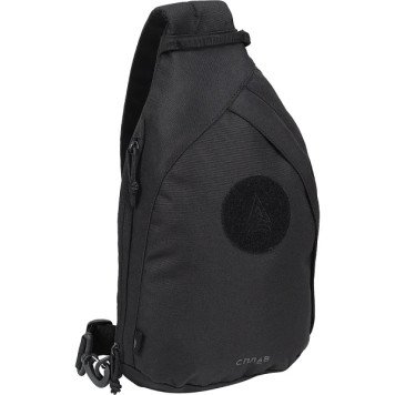 Tactical Single-Strap Backpack Spall Drop Black