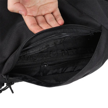 Tactical Single-Strap Backpack Spall Drop Black-15