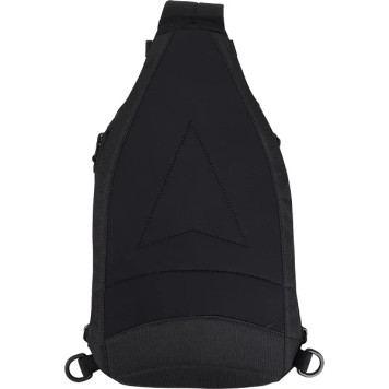 Tactical Single-Strap Backpack Spall Drop Black-6