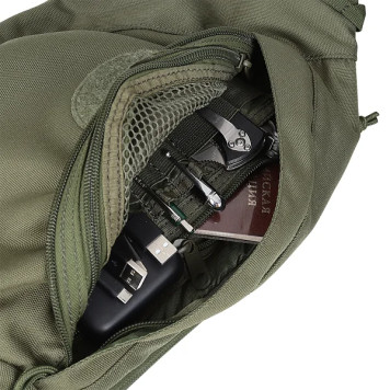 Tactical Single-Strap Backpack Spall Drop Olive-17