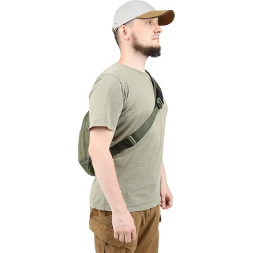 Tactical Single-Strap Backpack Spall Drop Olive-18