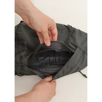 Tactical Single-Strap Backpack Spall Drop Grey-12