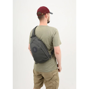 Tactical Single-Strap Backpack Spall Drop Grey-14