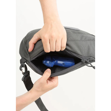 Tactical Single-Strap Backpack Spall Drop Grey-15