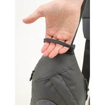 Tactical Single-Strap Backpack Spall Drop Grey-9