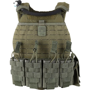 Removable Ridge Hydration Pocket in Olive-1