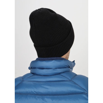 Black Wool Blend Military Hat-3