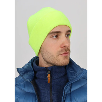 Double-Layer Fluorescent Lemon Thinsulate Beanie-1