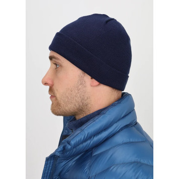 Blue Fleece-Lined Knitted Hat Spetsialny 217-2