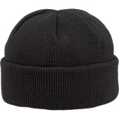 Black Knitted Spire Hat Black Knitted Spire Hat