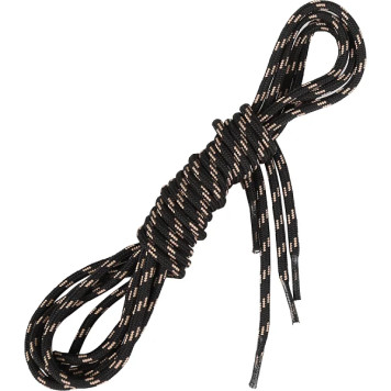 Durable 160cm Black/Beige Boot Laces
