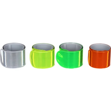 Reflective Green Slap Bracelet