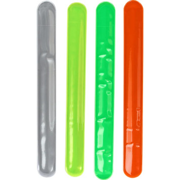 Reflective Green Slap Bracelet-1